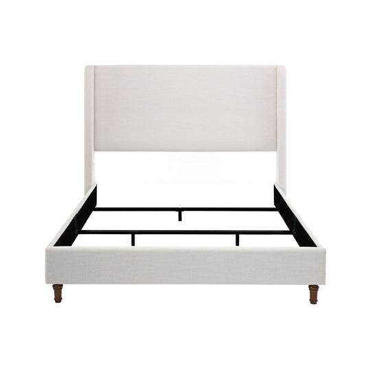 Hayden - Upholstered Wingback Bed With Tall Headboard - The Sleep Loft - Online Mattress Showroom NYC