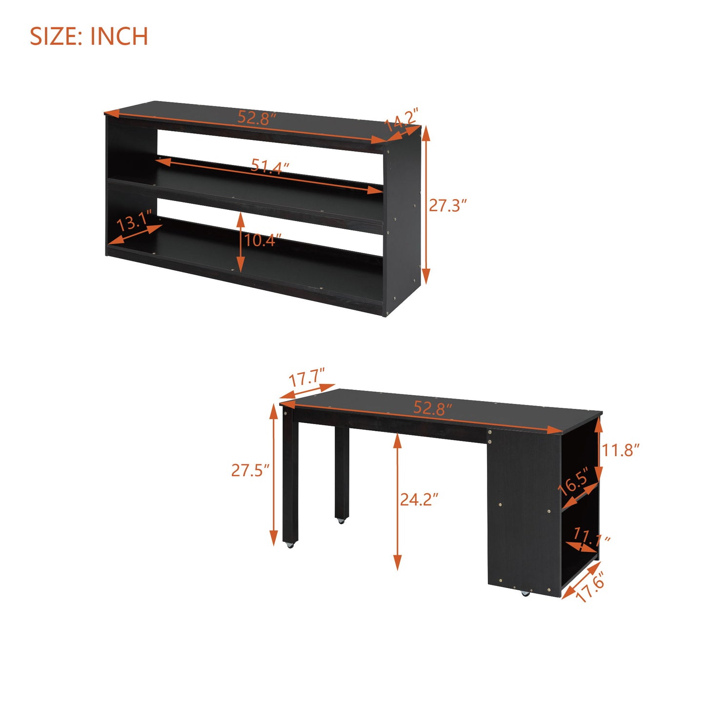 Loft Bed With Retractable Writing Desk And 3 Drawers With Storage Stairs And Shelves - The Sleep Loft - Online Mattress Showroom NYC