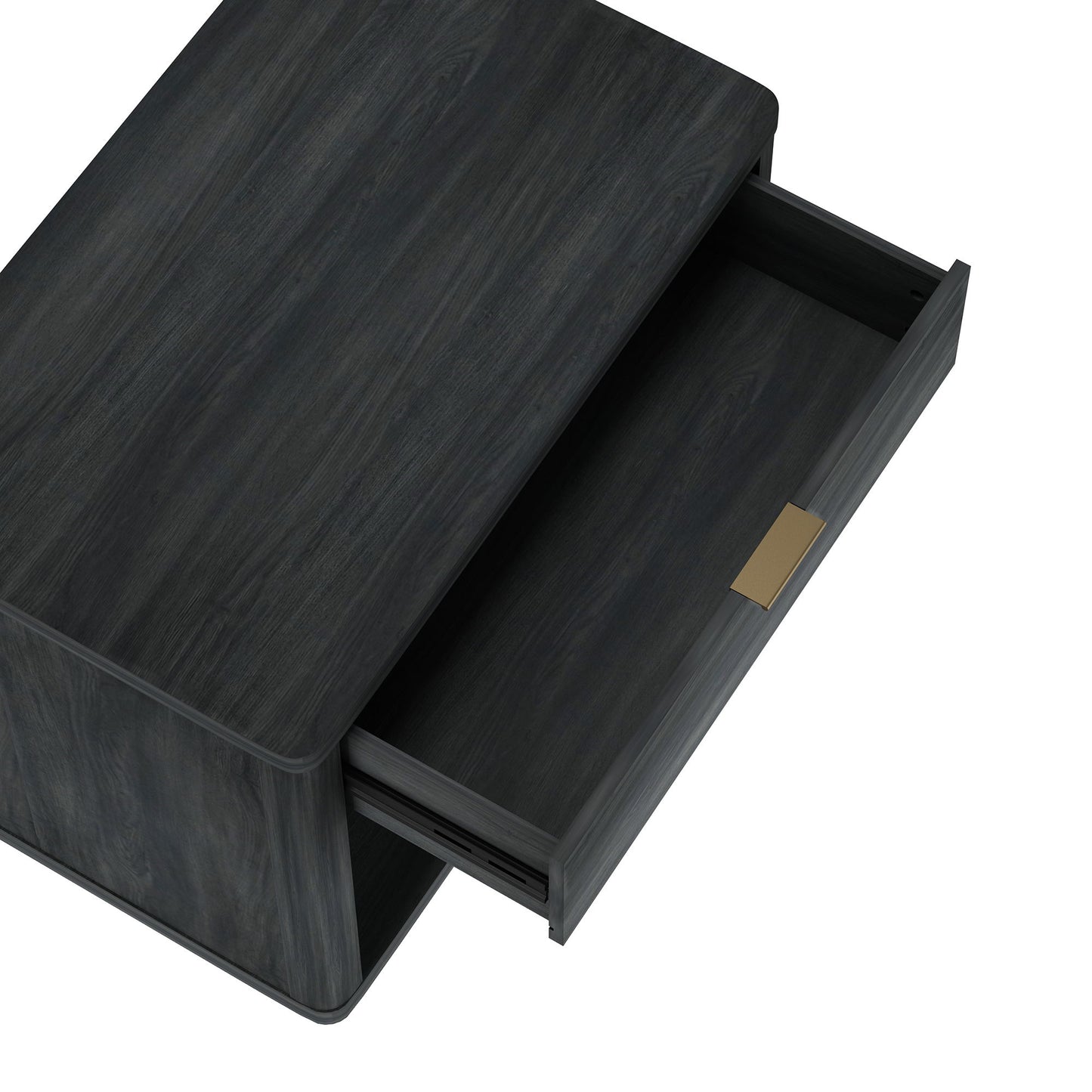 Evelyn - Nightstand With 1 Drawer And Open Shelf - The Sleep Loft - Online Mattress Showroom NYC