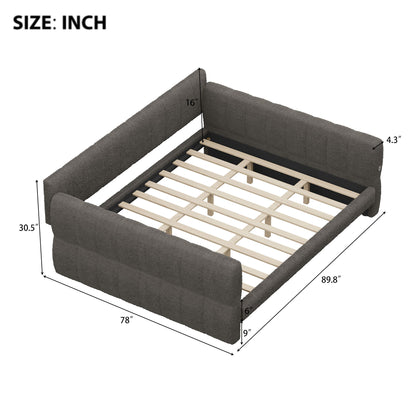 Upholstered Platform Bed With USB Charging - The Sleep Loft - Online Mattress Showroom NYC