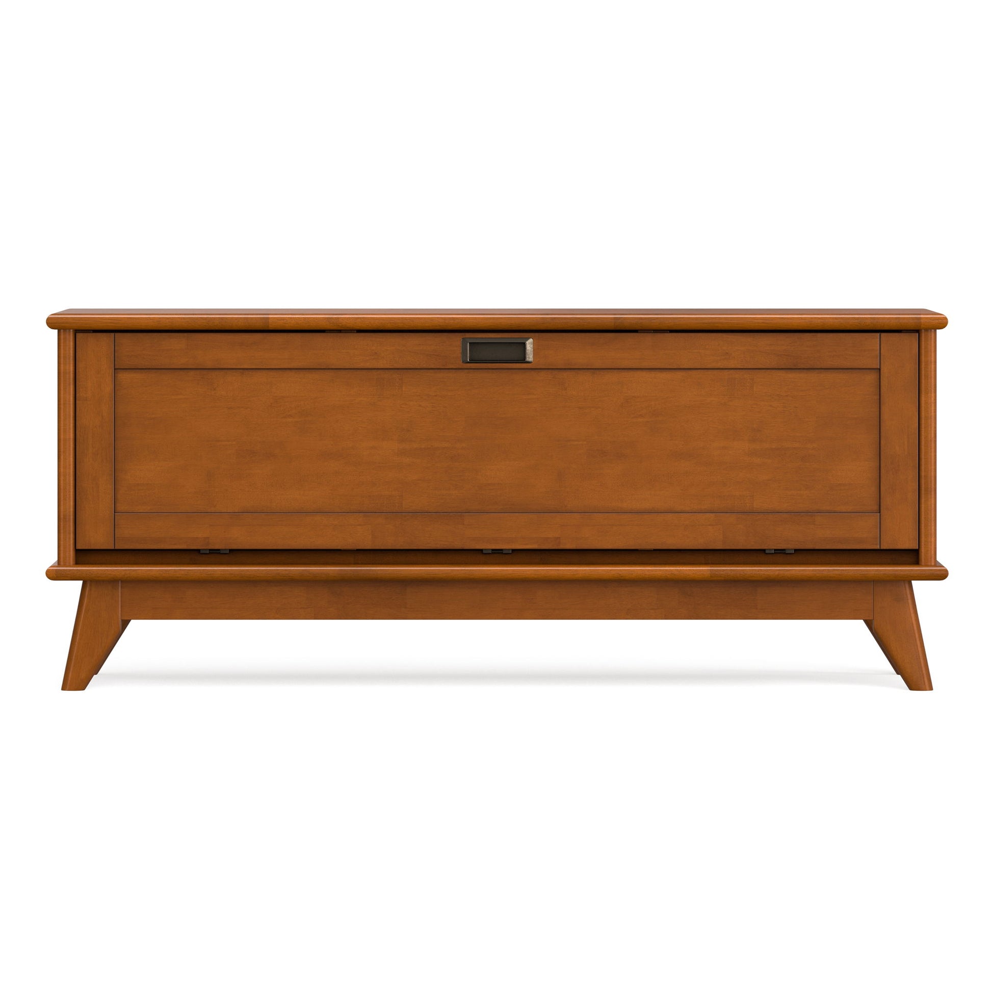 Draper - Flip Down Storage Bench - Teak - The Sleep Loft - Online Mattress Showroom NYC