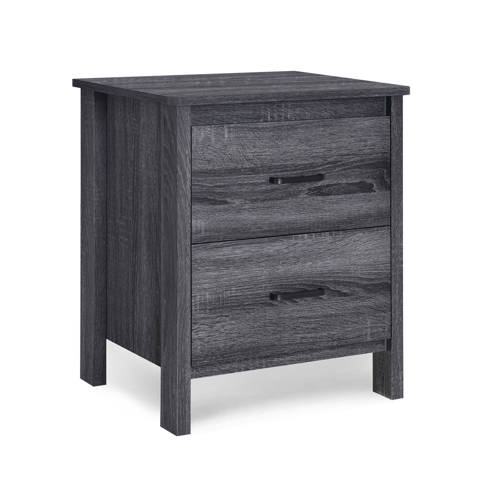 Titeca - Contemporary Wood 2 Drawer Nightstand - The Sleep Loft - Online Mattress Showroom NYC
