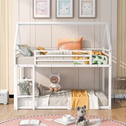 House Bunk Bed With Built In Ladder - The Sleep Loft - Online Mattress Showroom NYC