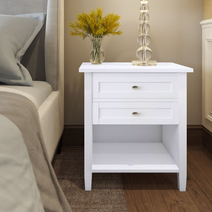 Warm Shaker - Handcrafted Bedside Table - The Sleep Loft - Online Mattress Showroom NYC