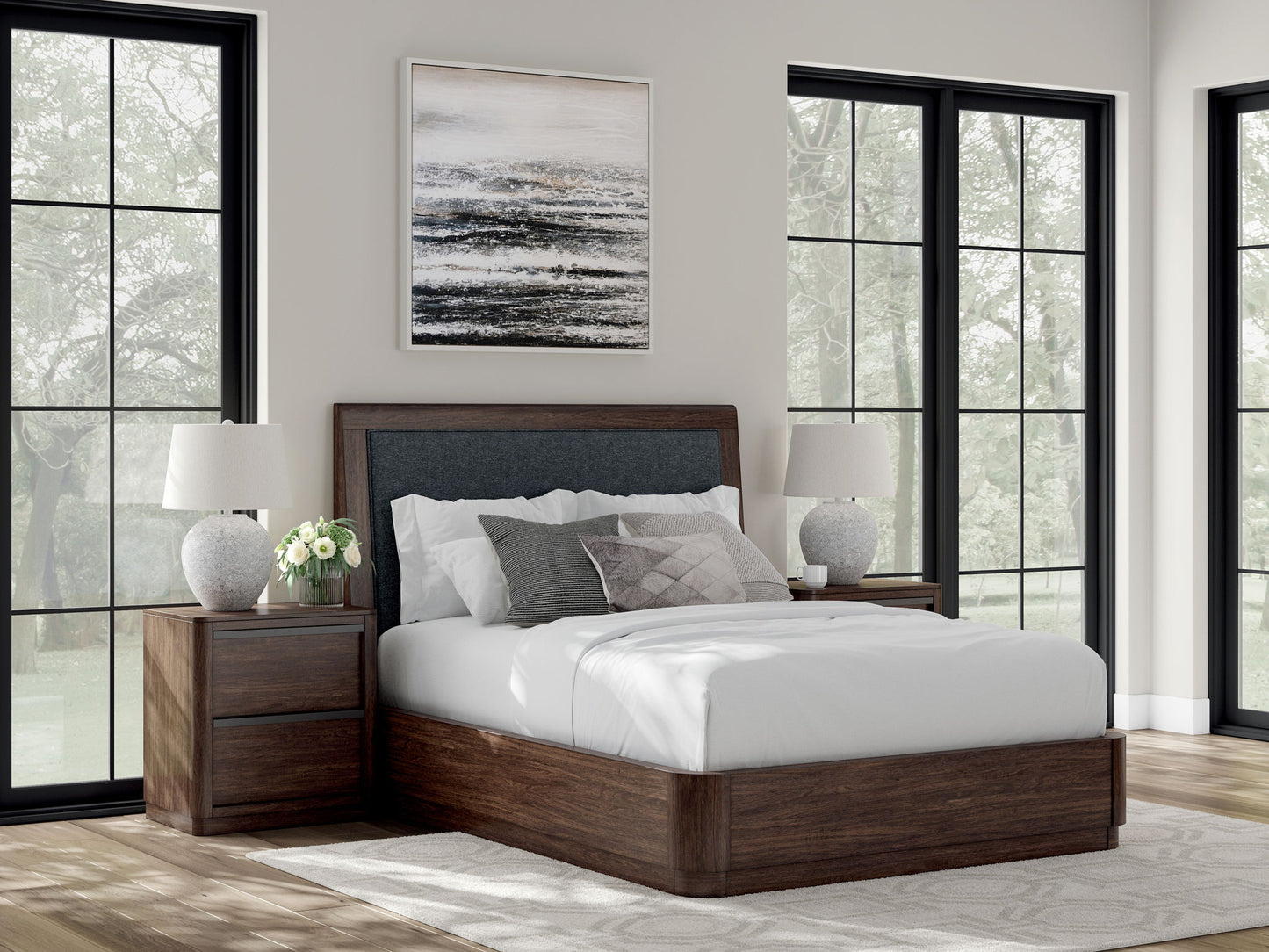 Dilenno - Upholstered Panel Bed - The Sleep Loft - Online Mattress Showroom NYC