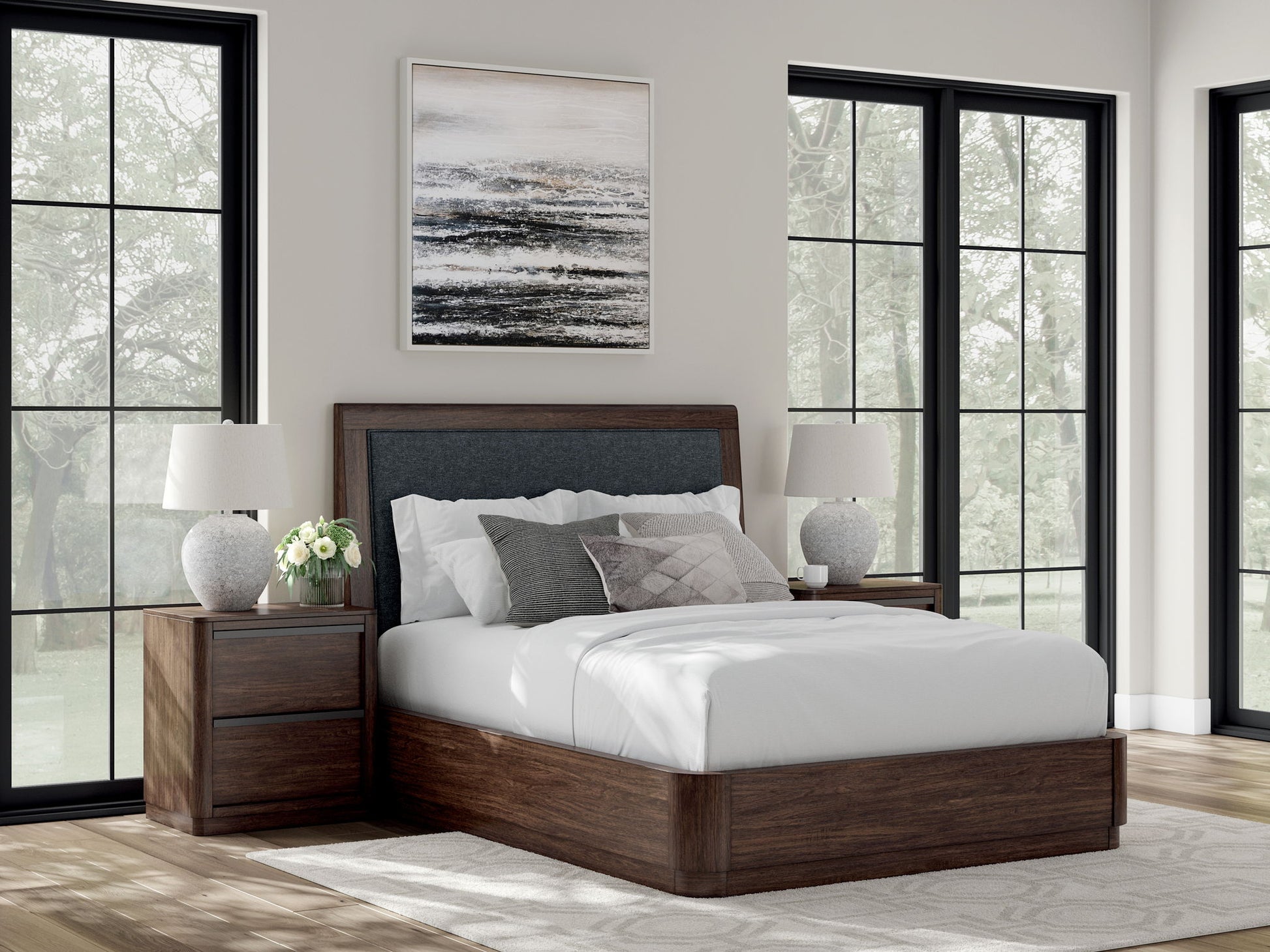 Dilenno - Upholstered Panel Bed - The Sleep Loft - Online Mattress Showroom NYC