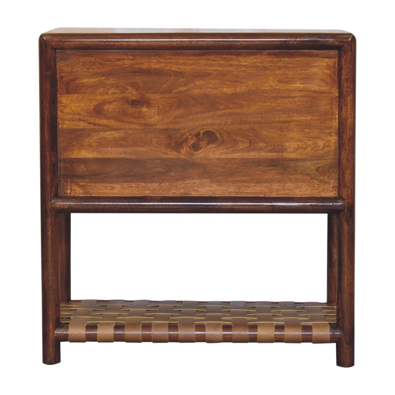 Regency - Woven 2 Drawer Nightstand - Brown - The Sleep Loft - Online Mattress Showroom NYC
