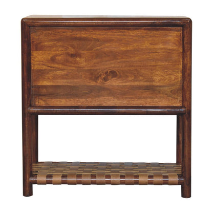 Regency - Woven 2 Drawer Nightstand - Brown - The Sleep Loft - Online Mattress Showroom NYC
