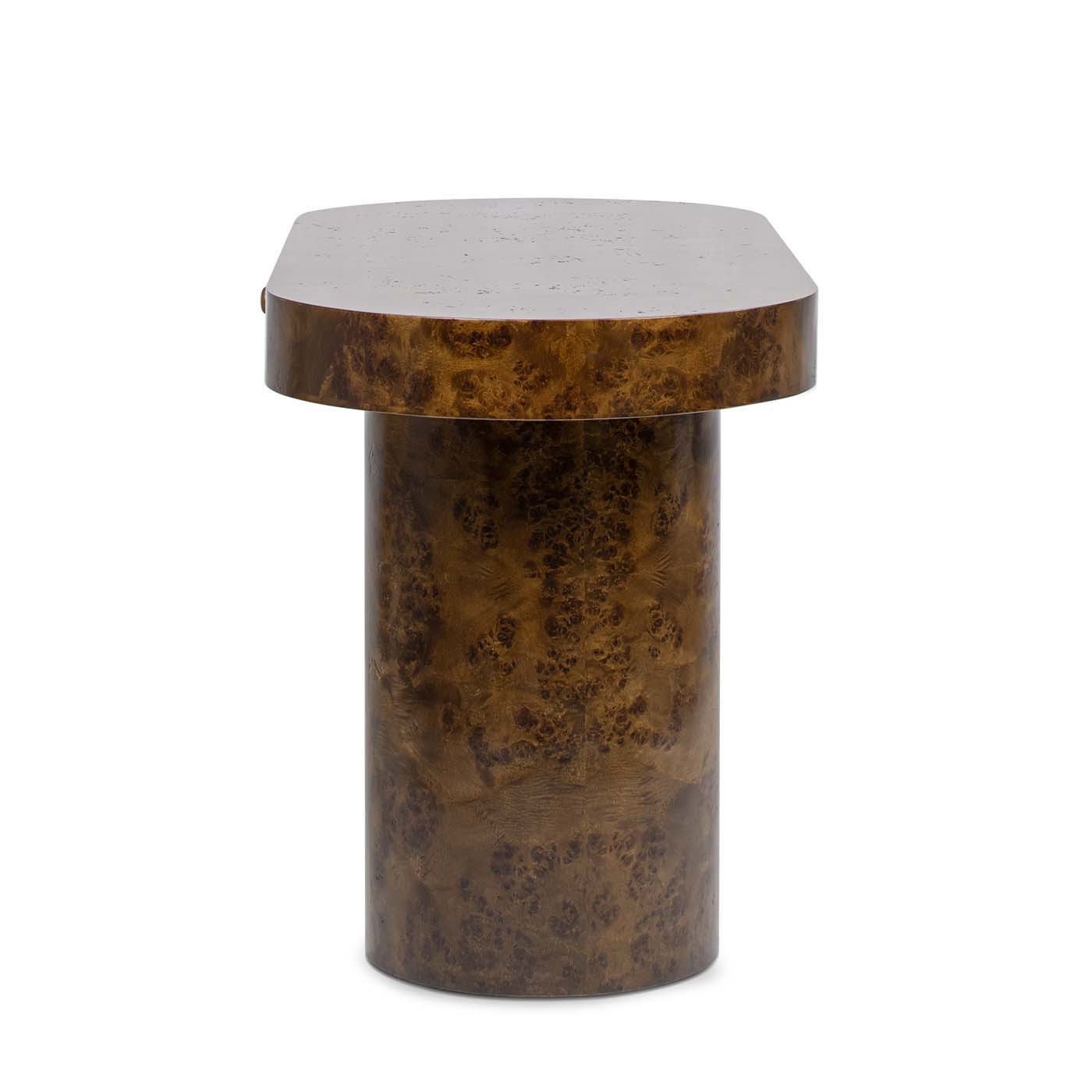 Jesse - Single Drawer Oval Computer Desk - The Sleep Loft - Online Mattress Showroom NYC