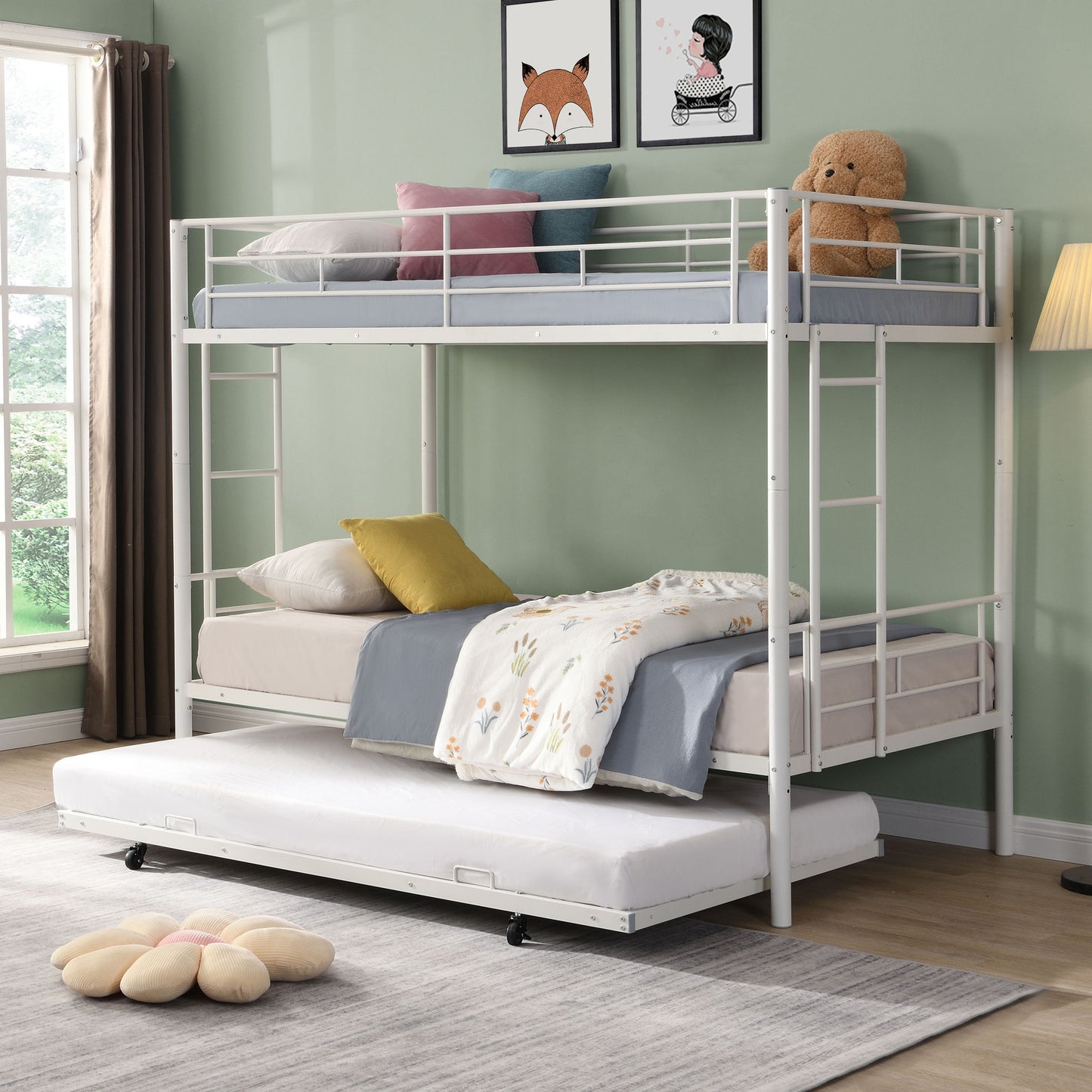 Bunk Bed With Trundle - The Sleep Loft - Online Mattress Showroom NYC