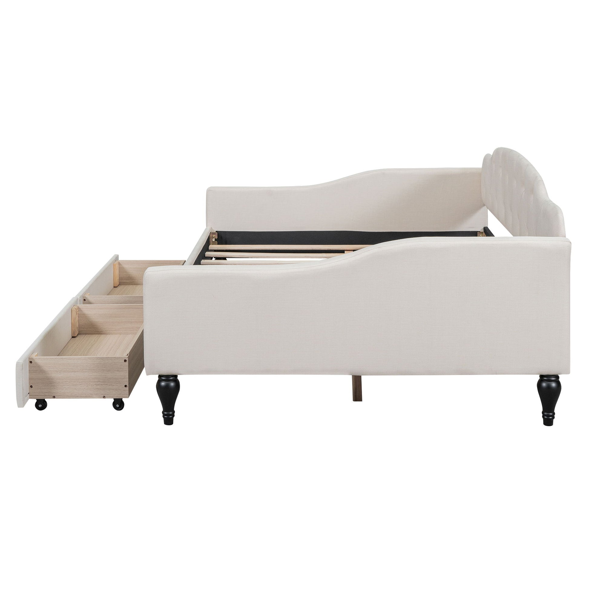 Upholstered Tufted Daybed - The Sleep Loft - Online Mattress Showroom NYC