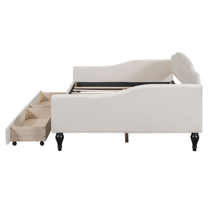 Upholstered Tufted Daybed - The Sleep Loft - Online Mattress Showroom NYC