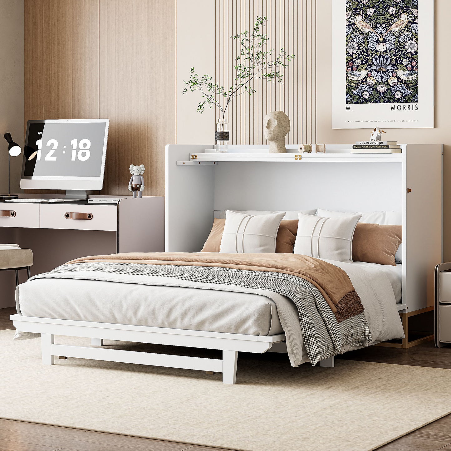 Murphy Bed With Iron Legs, Modern Design - The Sleep Loft - Online Mattress Showroom NYC
