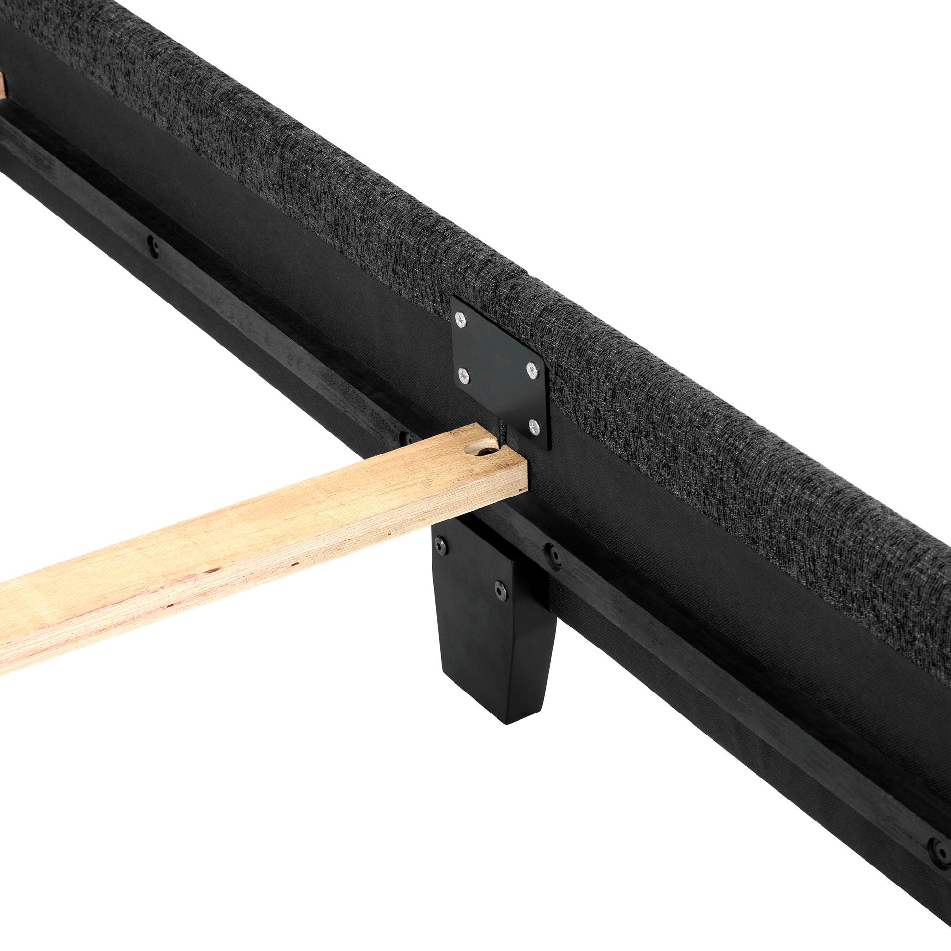 Boucle Upholstered Platform Bed - The Sleep Loft - Online Mattress Showroom NYC