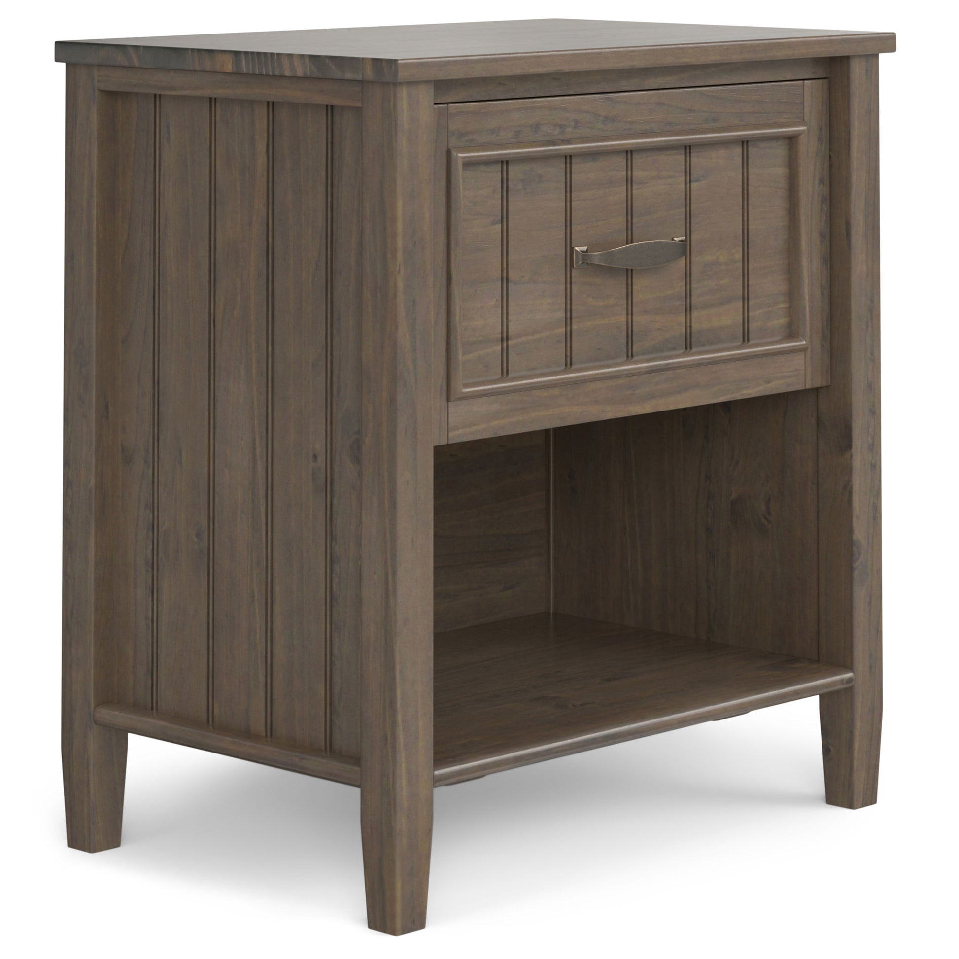 Lev - Bedside Table - Smoky Brown - The Sleep Loft - Online Mattress Showroom NYC
