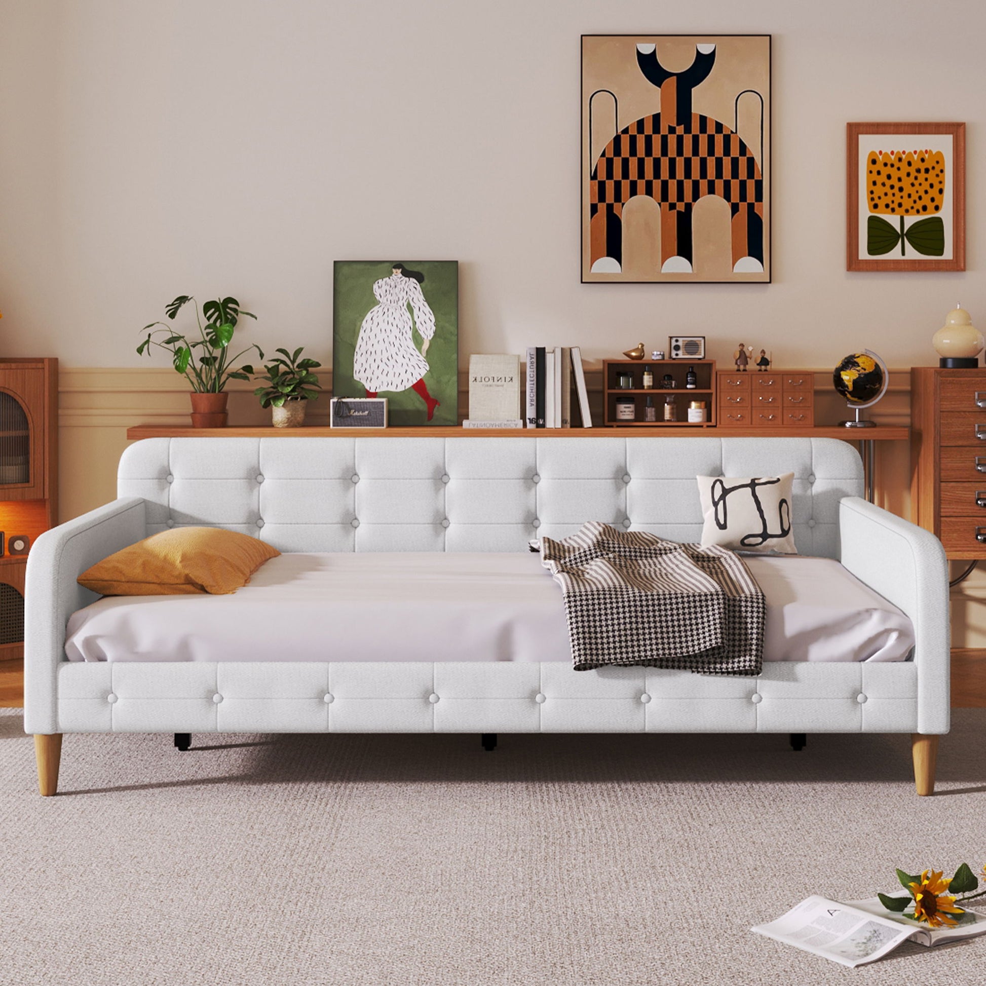 Upholstered Daybed - The Sleep Loft - Online Mattress Showroom NYC