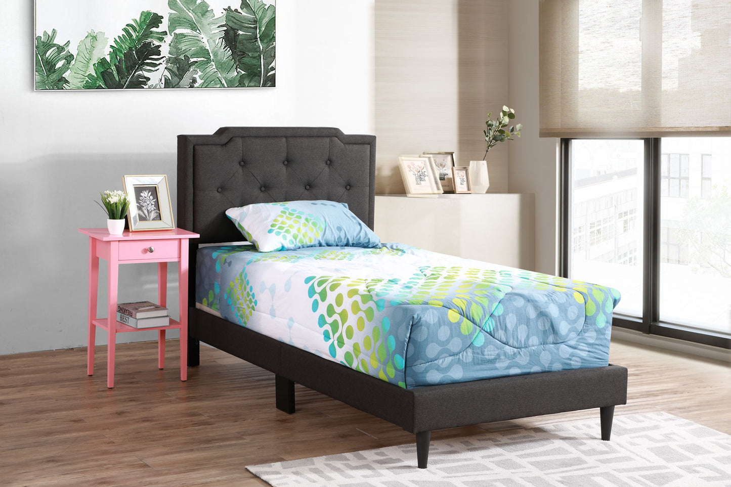 Button Tufted Bed Charming For Cozy Spaces - The Sleep Loft - Online Mattress Showroom NYC