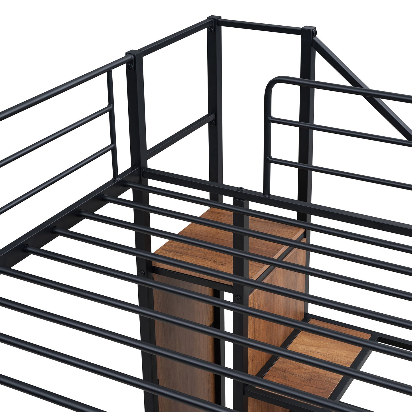 Bunk Bed With Lateral Storage Ladder And Wardrobe - The Sleep Loft - Online Mattress Showroom NYC