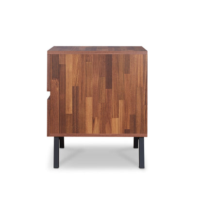 Karine - Accent Table - Black / Walnut - The Sleep Loft - Online Mattress Showroom NYC