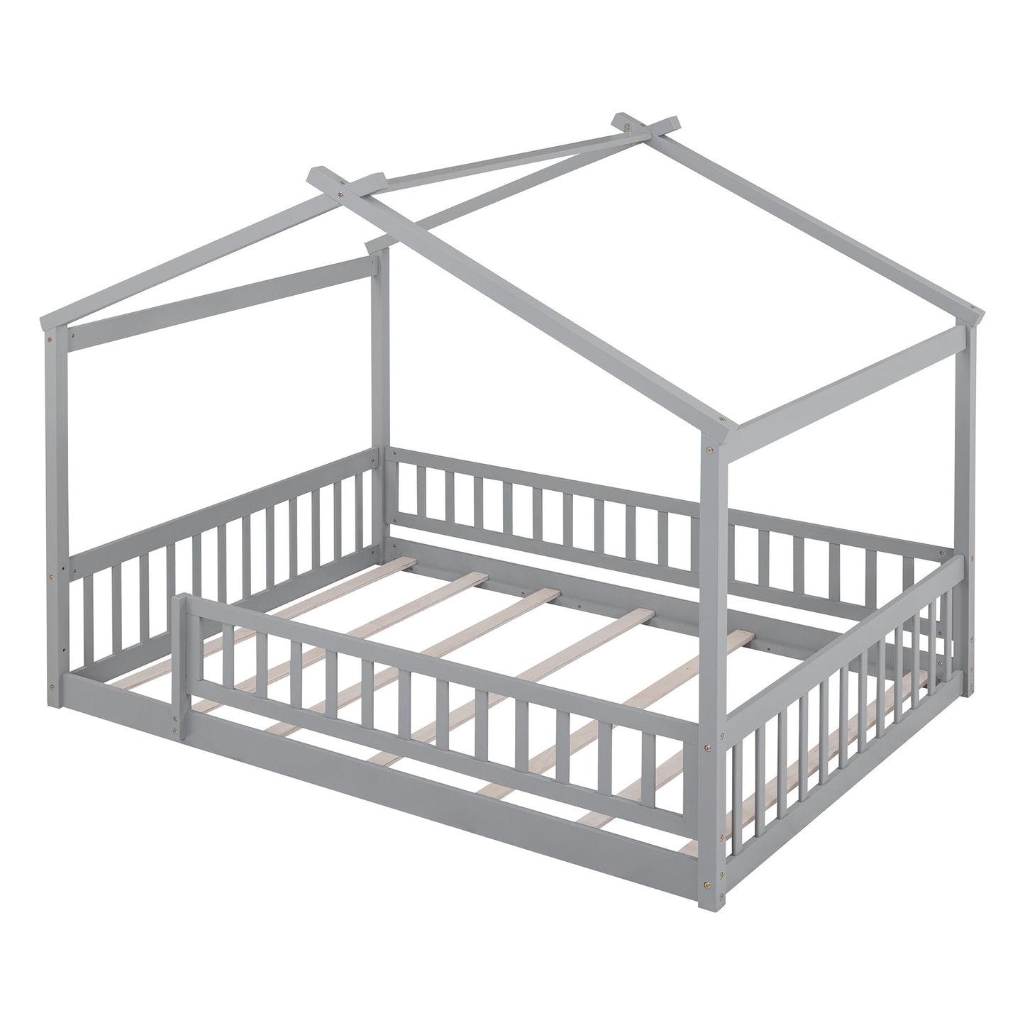 Bed House Bed Frame With Fence - The Sleep Loft - Online Mattress Showroom NYC