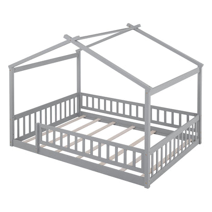 Bed House Bed Frame With Fence - The Sleep Loft - Online Mattress Showroom NYC