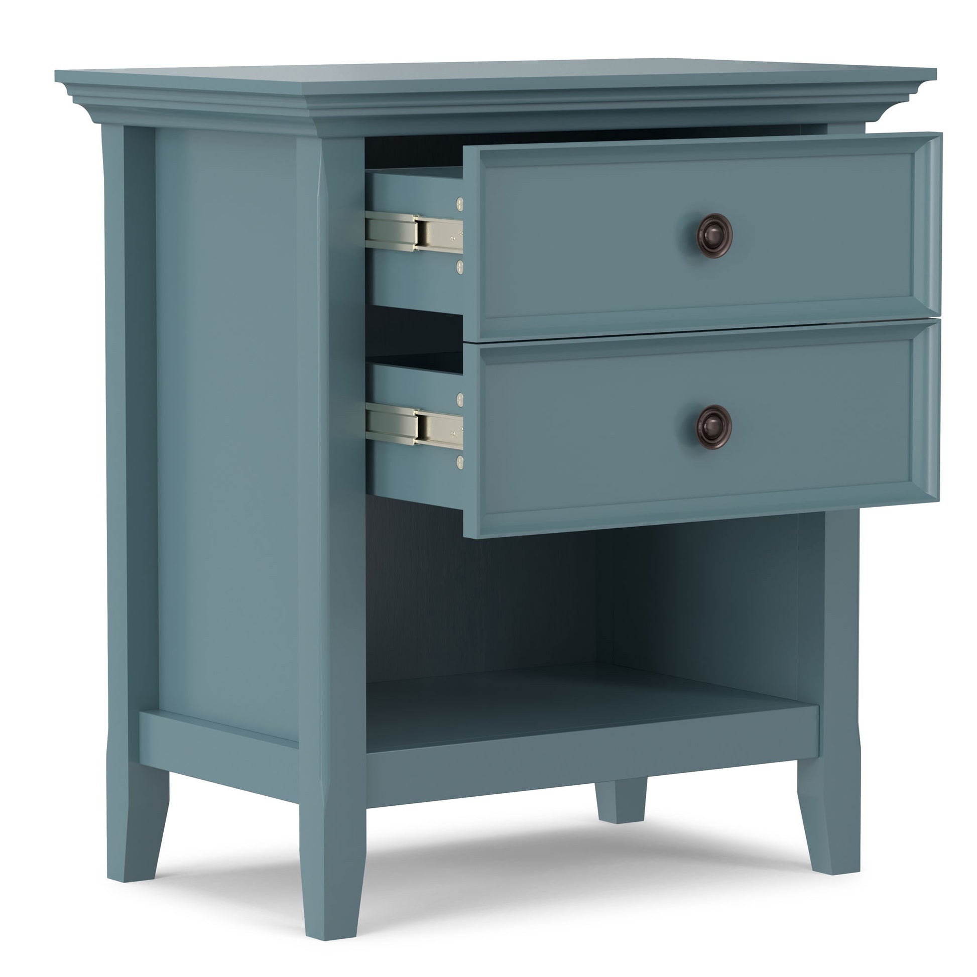 Amherst - Bedside Table, Handcrafted - The Sleep Loft - Online Mattress Showroom NYC