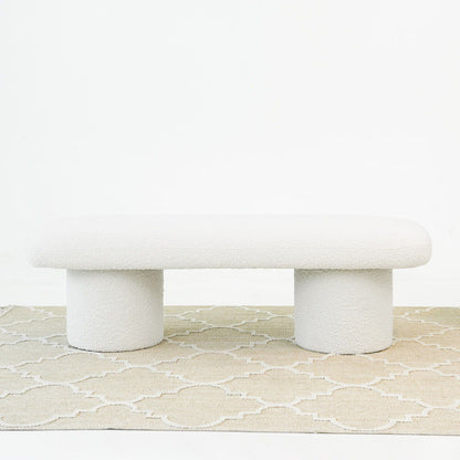 Randolph - Bench - Ivory - The Sleep Loft - Online Mattress Showroom NYC