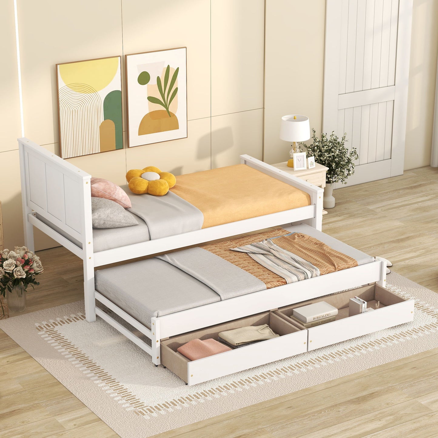 Platform Bed With Trundle And Drawers - The Sleep Loft - Online Mattress Showroom NYC