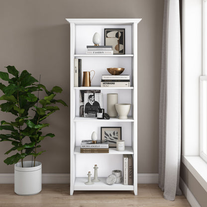 Amherst - 5 Shelf Bookcase, Handcrafted - The Sleep Loft - Online Mattress Showroom NYC