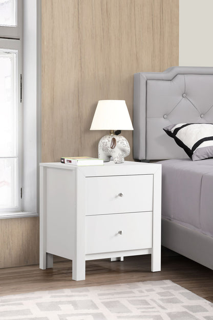 Charming Nightstand With Drawers - The Sleep Loft - Online Mattress Showroom NYC