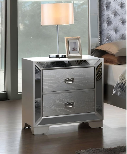 Contemporary Nightstand With Versatility - The Sleep Loft - Online Mattress Showroom NYC