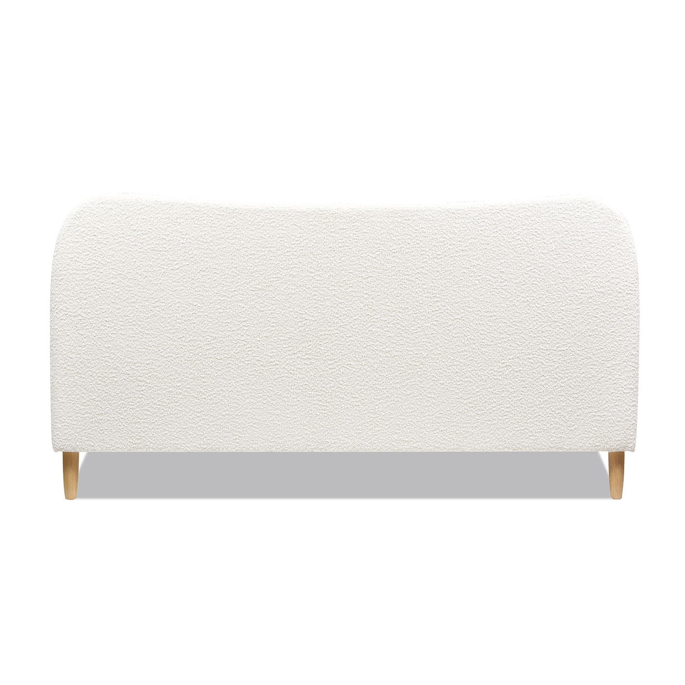 Roman - Curved Headboard Upholstered Platform Bed - The Sleep Loft - Online Mattress Showroom NYC