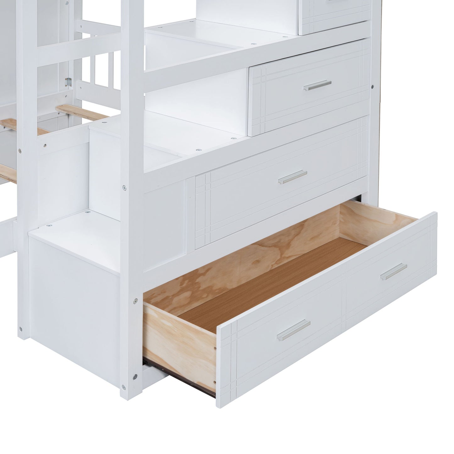 Bunk Bed With Wardrobe, Drawers - The Sleep Loft - Online Mattress Showroom NYC