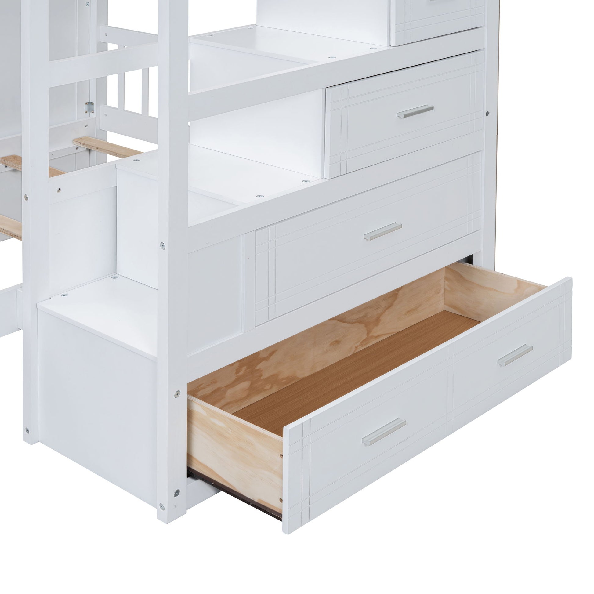 Bunk Bed With Wardrobe, Drawers - The Sleep Loft - Online Mattress Showroom NYC