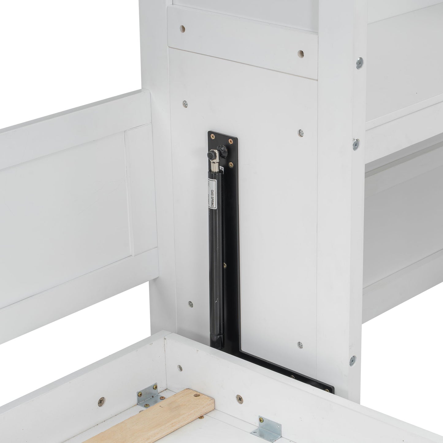 Queen Size Murphy Bed With Louvered Design And Multiple Storage Shelves - White - The Sleep Loft - Online Mattress Showroom NYC