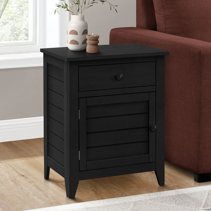 Accent Nightstand, Storage Drawer, Transitional - The Sleep Loft - Online Mattress Showroom NYC