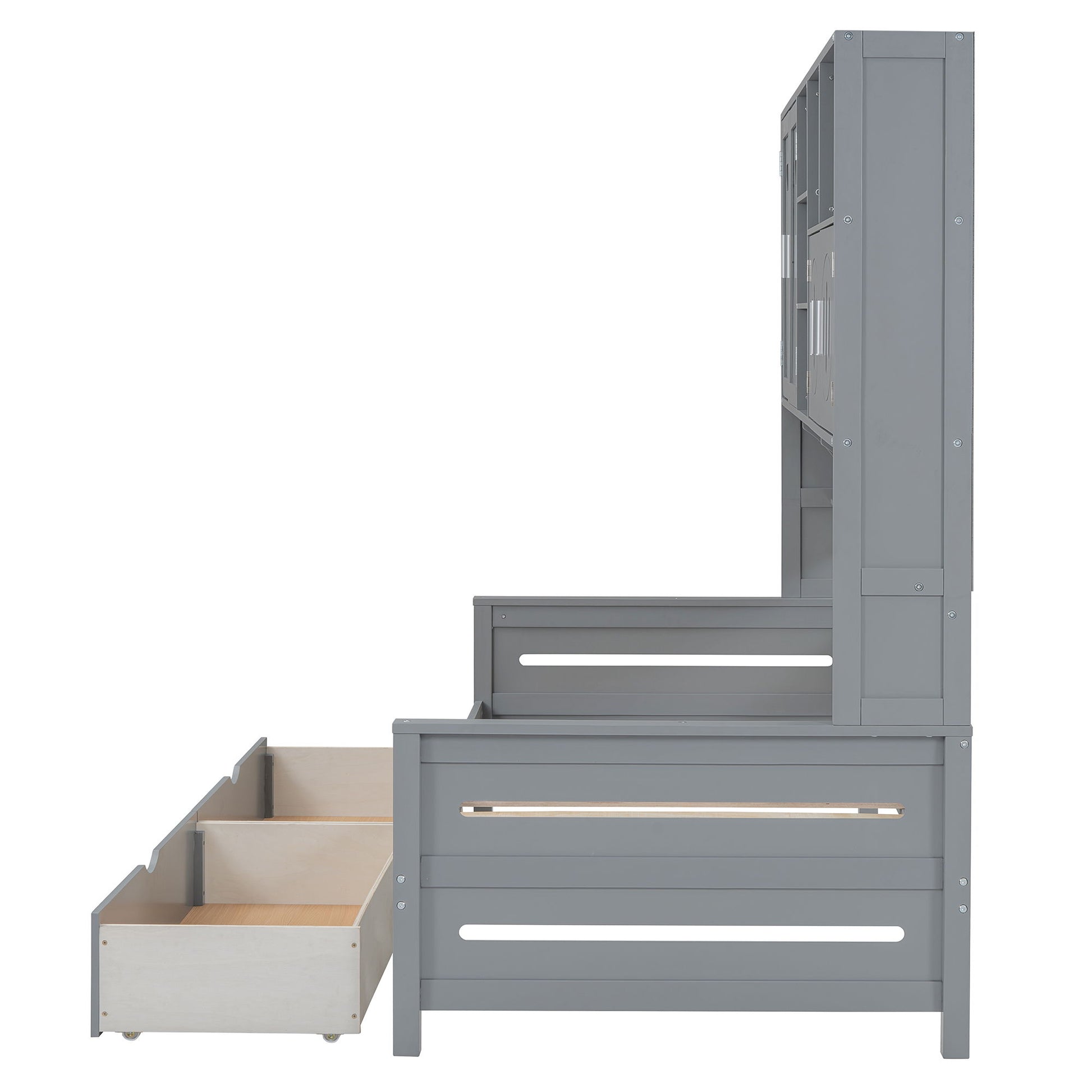 Daybed With All-In-One Cabinet And Shelf - The Sleep Loft - Online Mattress Showroom NYC