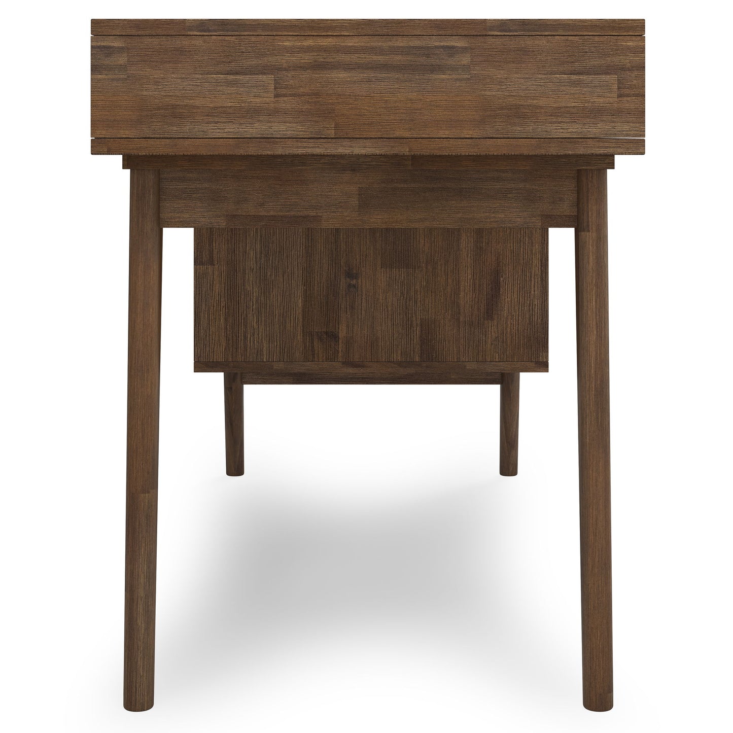 Clarkson - Desk With Side Drawers - Rustic Natural Aged Brown - The Sleep Loft - Online Mattress Showroom NYC