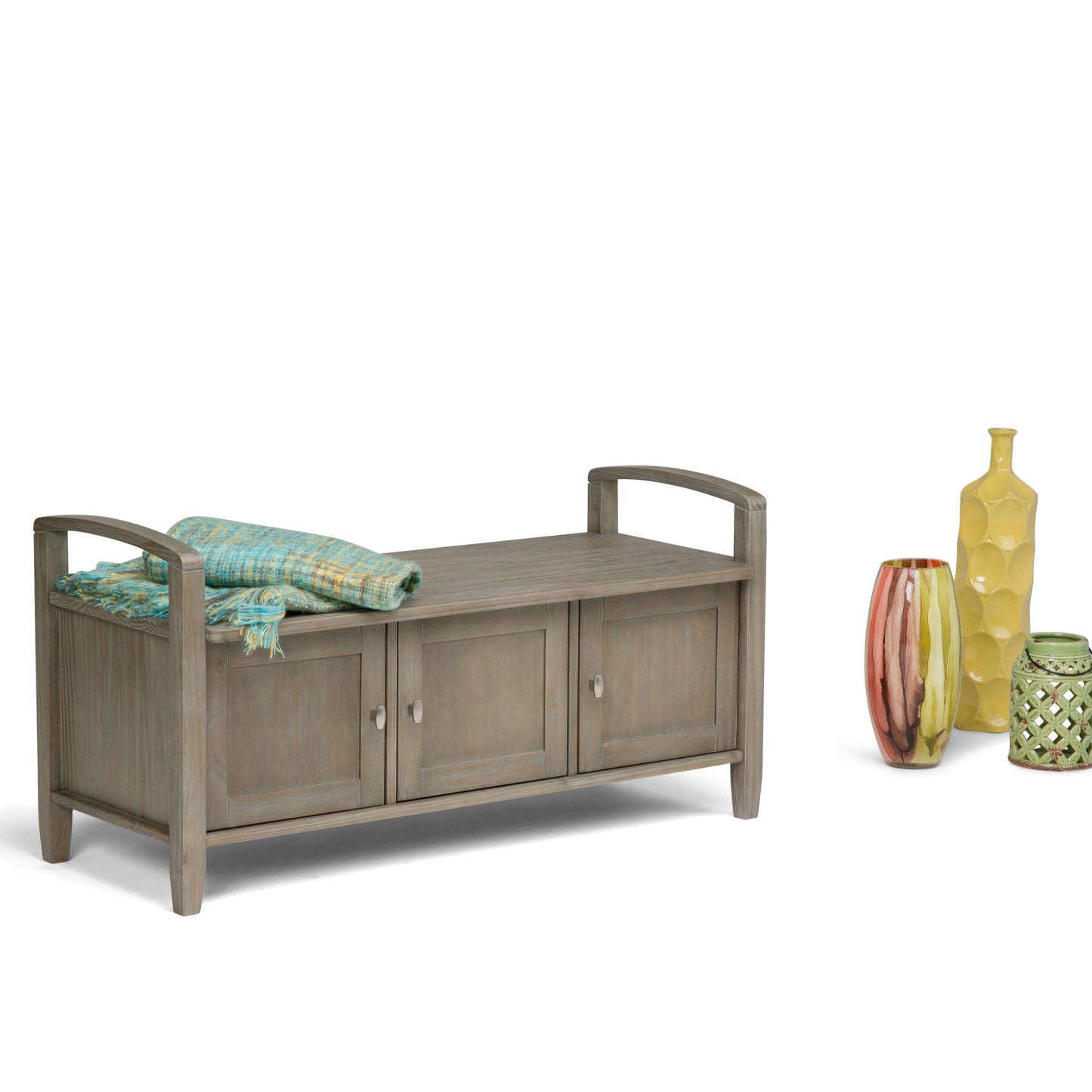 Warm Shaker - Handcrafted Entryway Storage Bench - The Sleep Loft - Online Mattress Showroom NYC