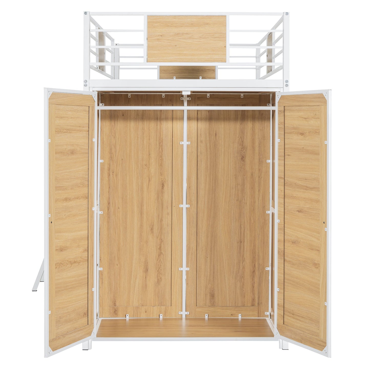 Loft Bed With L Shape Desk And Wardrobe - The Sleep Loft - Online Mattress Showroom NYC