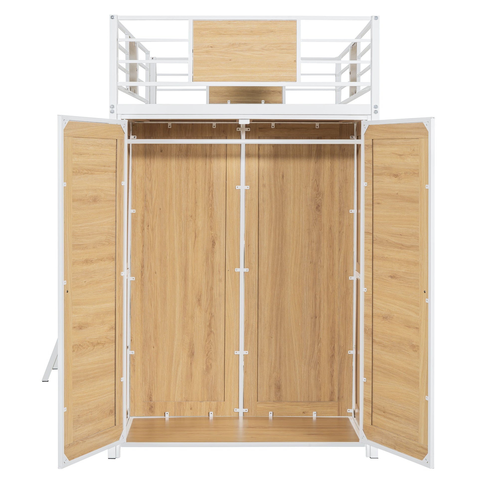 Loft Bed With L Shape Desk And Wardrobe - The Sleep Loft - Online Mattress Showroom NYC