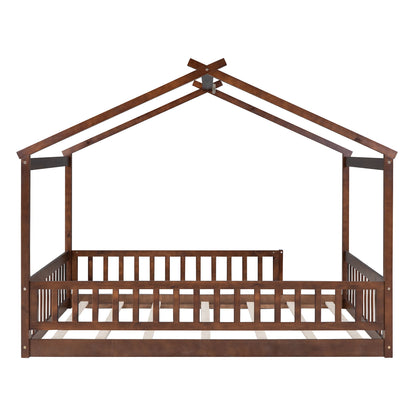 Bed House Bed Frame With Fence - The Sleep Loft - Online Mattress Showroom NYC