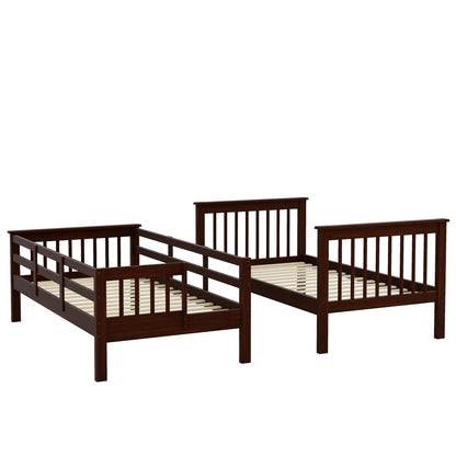 Stairway Bunk Bed With Storage And Guard Rail For Bedroom - The Sleep Loft - Online Mattress Showroom NYC