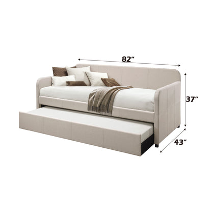 Jagger - Twin Daybed With Trundle - Fog - The Sleep Loft - Online Mattress Showroom NYC