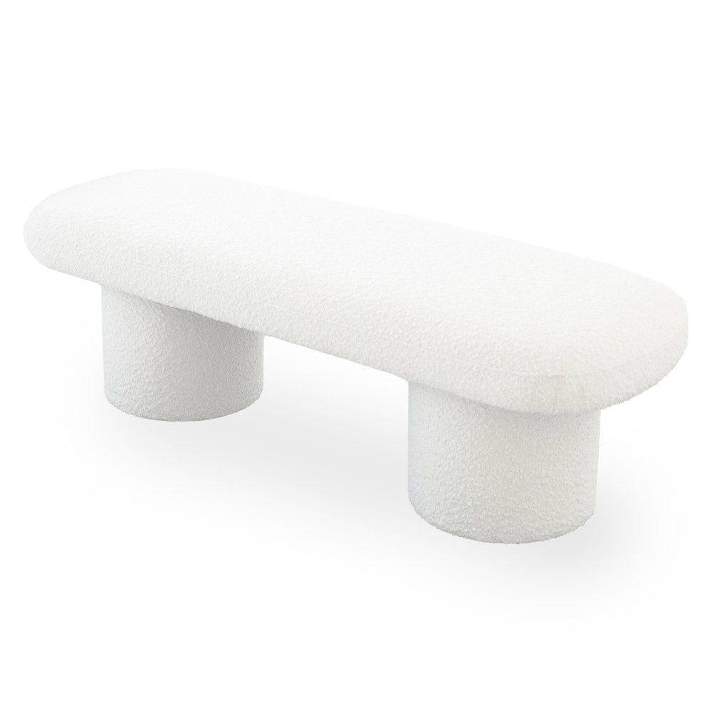 Randolph - Bench - Ivory - The Sleep Loft - Online Mattress Showroom NYC