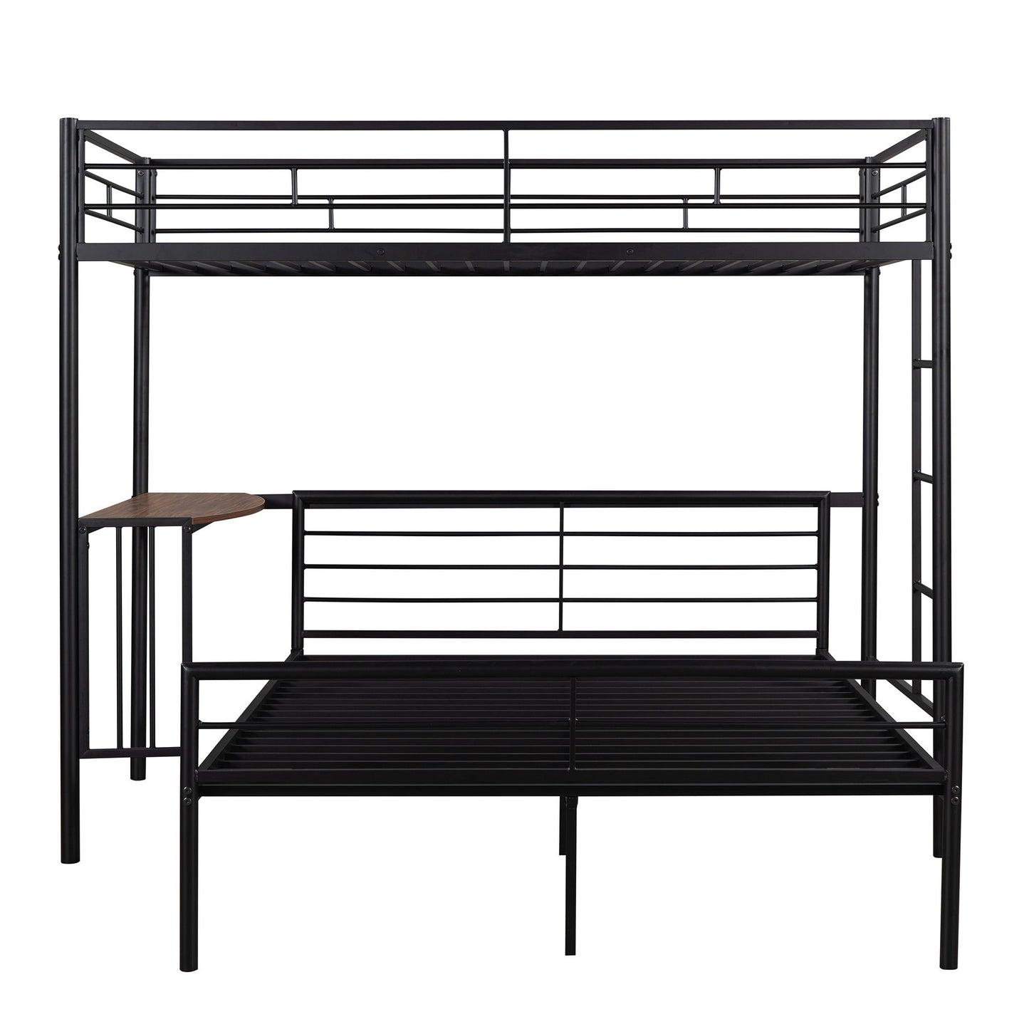 Bunk Bed With Desk, Ladder And Quality Slats For Bedroom - The Sleep Loft - Online Mattress Showroom NYC