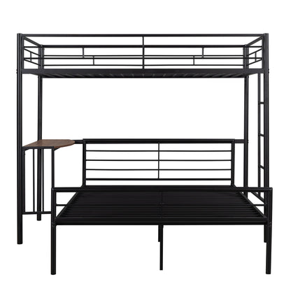 Bunk Bed With Desk, Ladder And Quality Slats For Bedroom - The Sleep Loft - Online Mattress Showroom NYC