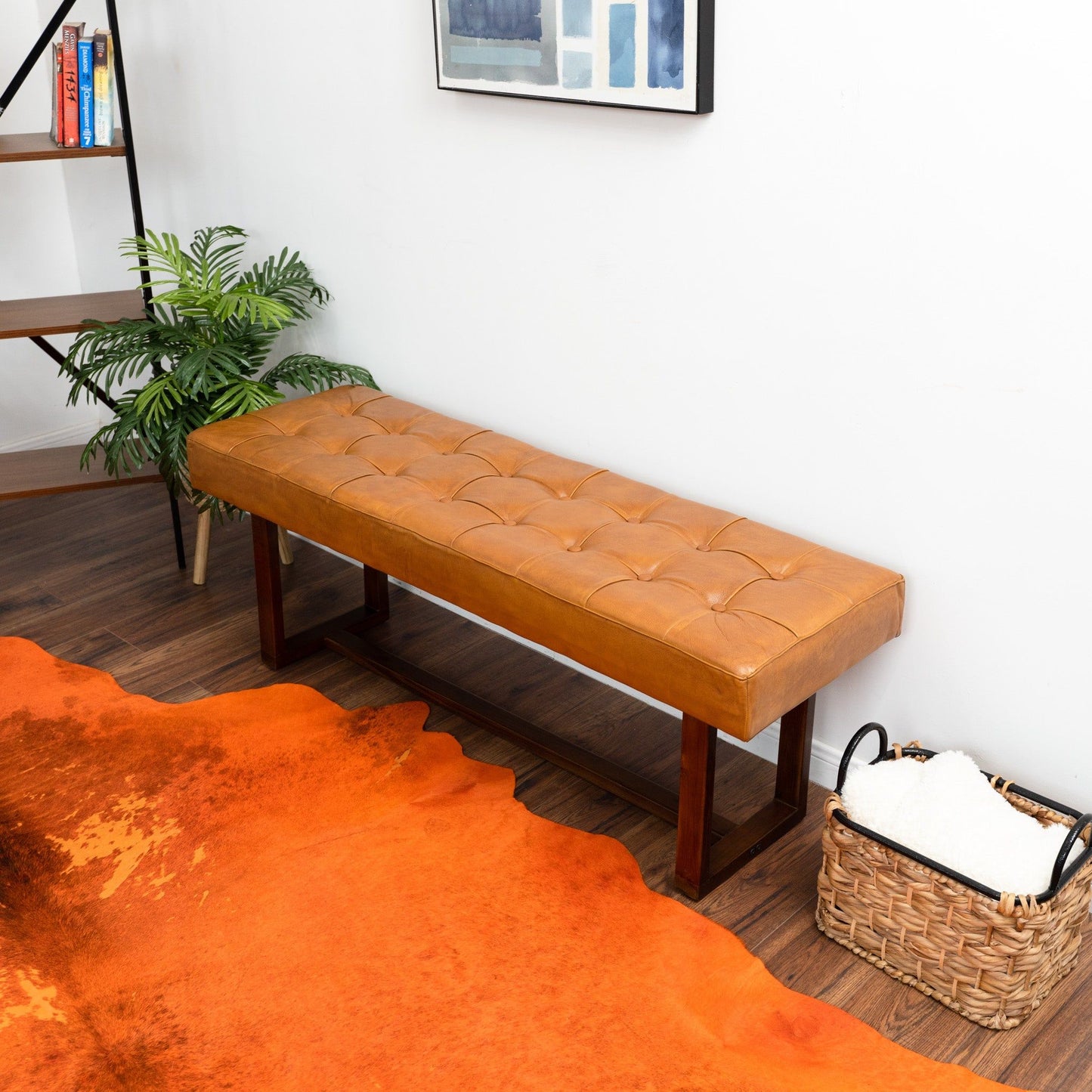 Cameron - Bench - Brown / Tan - The Sleep Loft - Online Mattress Showroom NYC