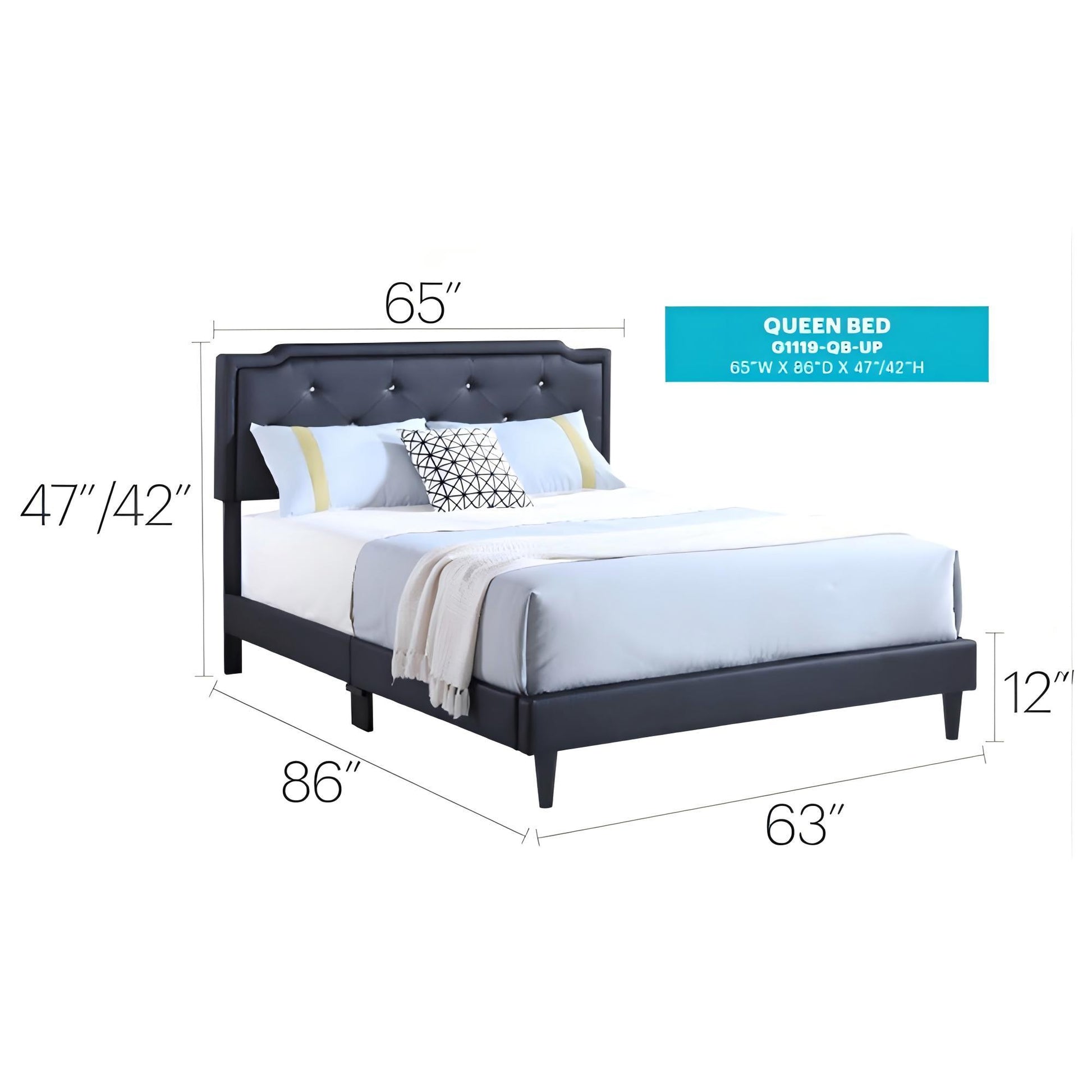 Button Tufted Bed Charming For Cozy Spaces - The Sleep Loft - Online Mattress Showroom NYC