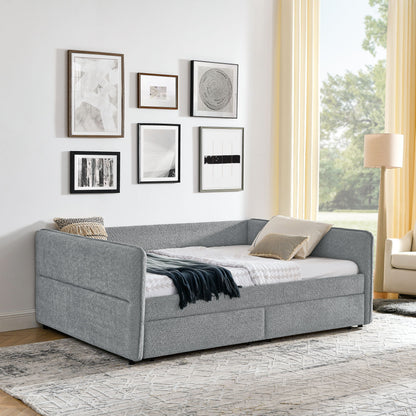 Upholstered Daybed & 2 Drawers - The Sleep Loft - Online Mattress Showroom NYC